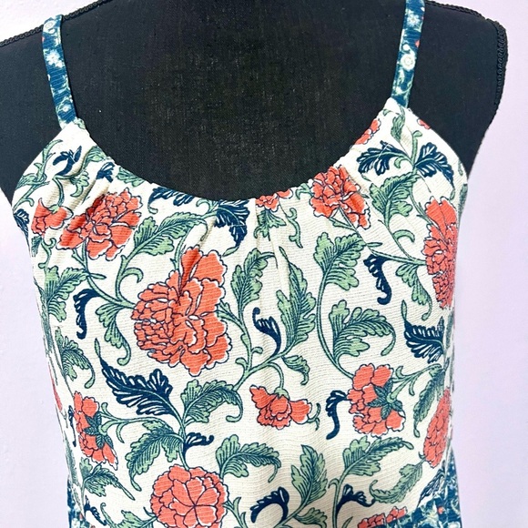 Cato Multicolored boho Tiered w/straps Sundress SMALL - Picture 5 of 8